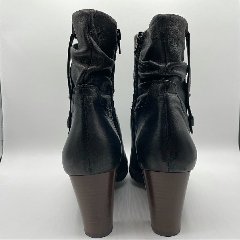 Rangoni Amalfi Black Leather Ankle Boots 10 - Picture 3 of 5